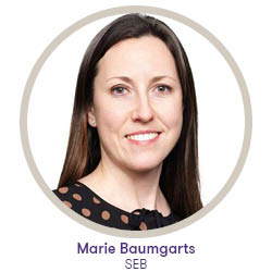Marie Baumgarts, Head of Sustainability Regulatory Affairs and Sustainability Office, SEB