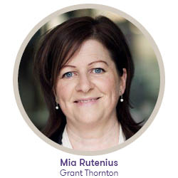 Mia Rutenius, Partner Assurance och styrelseledamot på Grant Thornton